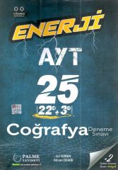 Palme Yayınları AYT Coğrafya Enerji 25 Deneme