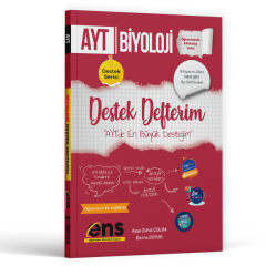 ENS YKS AYT DESTEK DEFTERİM BİYOLOJİ - 2024-25V