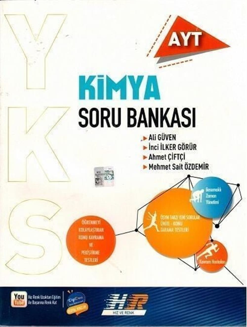 Hız ve Renk AYT Kimya Soru Bankası