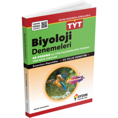 Aydın Yayınları TYT Biyoloji 40 lı Deneme