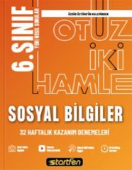Startfen Yayınları 6. Sınıf Sosyal Bilgiler 32 Haftalık Kazanım Denemeleri
