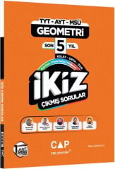 Çap Yayınları TYT AYT MSÜ Geometri Ders Platosu Son 5 Yıl İkiz Çıkmış Sorular