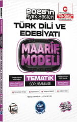 Çap Yayınları Üniversiteye Hazırlık Türk Dili ve Edebiyatı Ders Platosu Maarif Modeli Tematik Soru Bankası