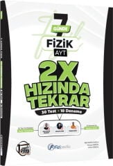 Fizipedia Yayınları AYT Fizik Ders Platosu 7 Günde 2X Hızında Tekrar Deneme