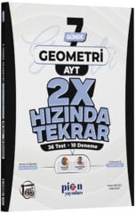 Pion Yayınları AYT Geometri Ders Platosu 7 Günde 2X Hızında Tekrar