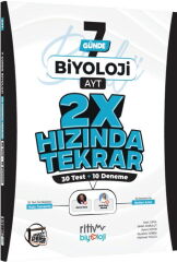 Ritim Biyoloji AYT Biyoloji Ders Platosu 7 Günde 2X Hızında Tekrar Deneme