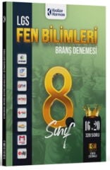Krallar Karması 8. Sınıf LGS Fen Bilimleri 16 x 20 Branş Denemeleri