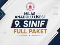 MİLAS ANADOLU LİSESİ 9. SINIF FULL PAKET 2027