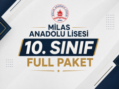 MİLAS ANADOLU LİSESİ 10. SINIF FULL PAKET 2027
