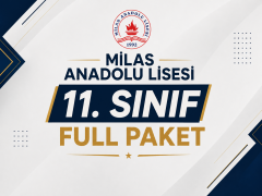 MİLAS ANADOLU LİSESİ 11. SINIF FULL PAKET 2027