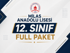 MİLAS ANADOLU LİSESİ 12. SINIF FULL PAKET 2027