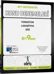 Barış Yayınları AYT Matematik Fonksiyon Logaritma Dizi Konu Denemeleri