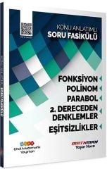 Etkili Matematik Yayınları AYT Matematik Fonksiyon Polinom Parabol 2. Dereceden Denklemler ve Eşitsizlik Konu Anlatımlı Soru Fasikülü