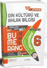 Günay Yayınları 6. Sınıf Din Kültürü ve Ahlak Bilgisi Bumerang Soru Bankası