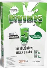Günay Yayınları 5. Sınıf Din Kültürü ve Ahlak Bilgisi Bumerang Etkinlikli Akıllı Defter Kitap
