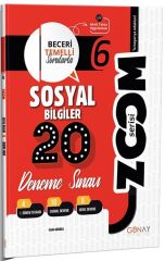 Günay Yayınları 6. Sınıf Sosyal Bilgiler Zoom 20 Deneme