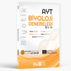 *BİYOTİK YKS AYT DENEME (30*13) BİYOLOJİ - 2025-26