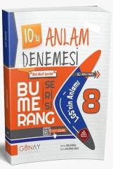Günay Yayınları 8. Sınıf Bumerang Serisi 10 lu Anlam Denemeleri