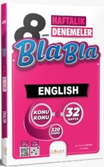 Günay Yayınları 8. Sınıf İngilizce Bla Bla Haftalık Denemeler